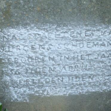 SCHOEMAN Jurgens 1856-1877