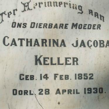 KELLER Catharina Jacoba 1852-1930