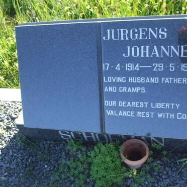 SCHOEMAN Jurgens Johannes 1914-1989
