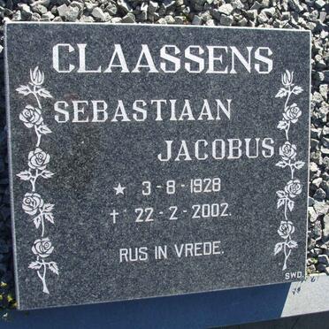 CLAASSENS Sebastiaan Jacobus 1928-2002