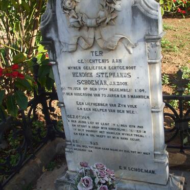 SCHOEMAN Hendrik Stefanus -1904