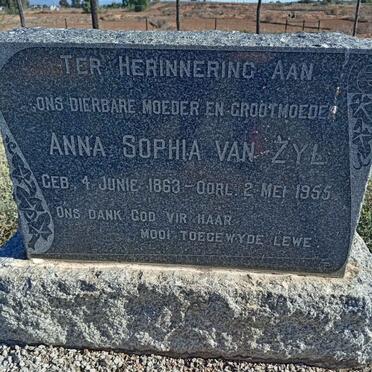 ZYL Anna Sophia, van 1863-1955