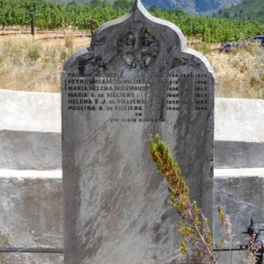 Western Cape, PAARL district, Pniel, Good Hope, farm cemetery