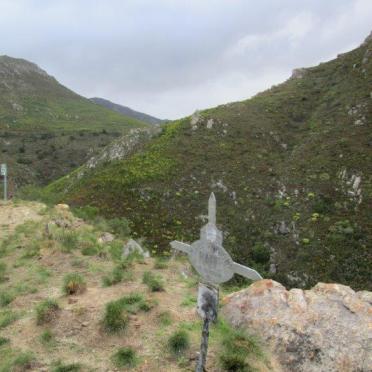 Western Cape, PAARL district, Franschhoek, Franschhoek Pass, Roadside memorial