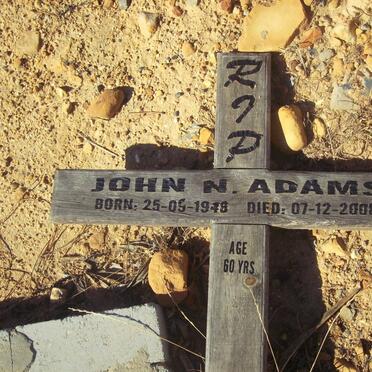 ADAMS John N 1948-2008