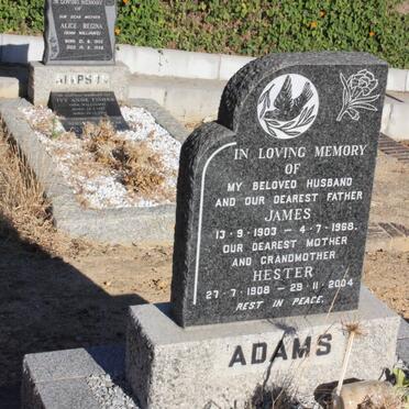 ADAMS James 1903-1958 &amp; Hester 1908-2004