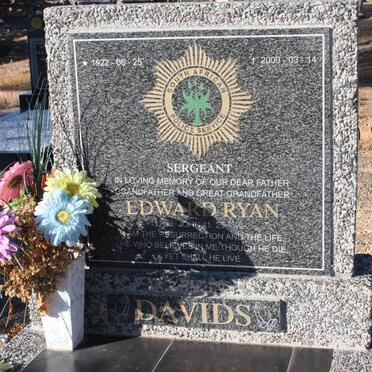 DAVIDS Edward Ryan 1922-2000