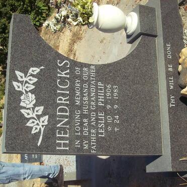 HENDRICKS Leslie Philip 1906-1983