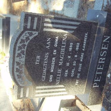 PETERSEN Nellie Madgelena 1885-1962