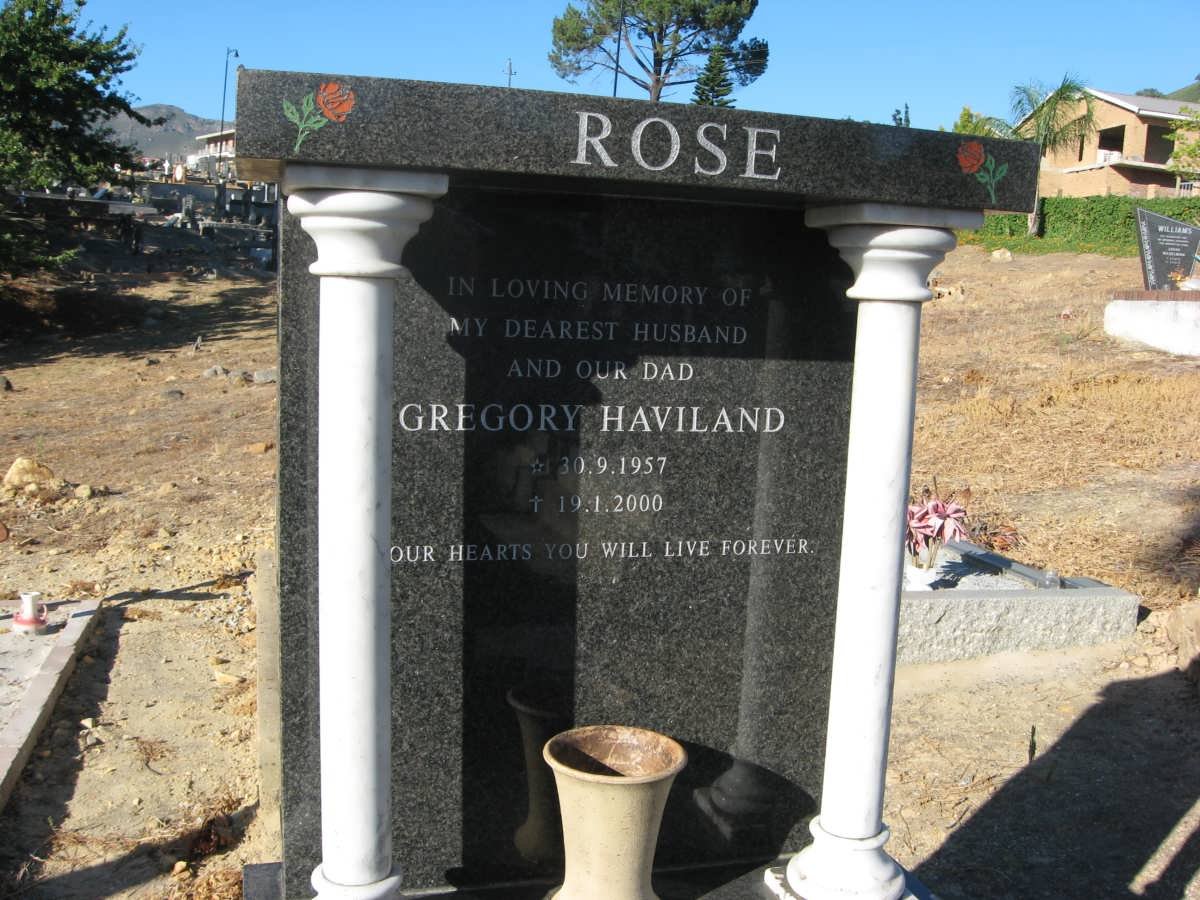 ROSE Gregory Haviland 1957-2000