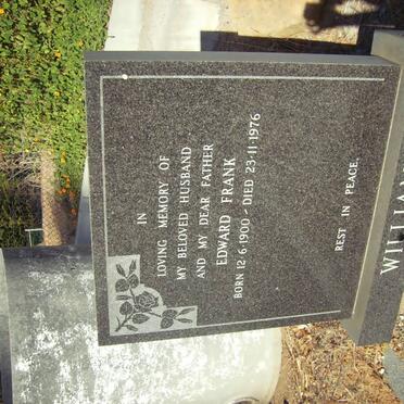 WILLIAMS Edward Frank 1900-1976