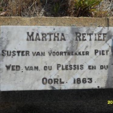 RETIEF Martha -1863