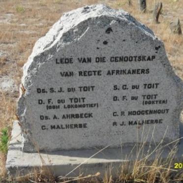 2. Lede van die Genootskap van Regte Afrikaners