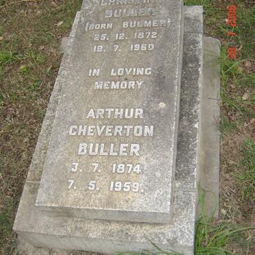 BULLER Arthur Cheverton 1874-1959 &amp;  Christine BULMER 1872-1960