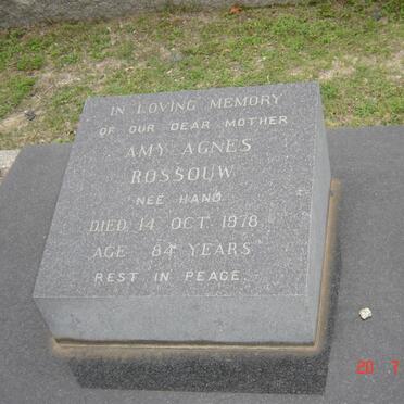 ROSSOUW Amy Agnes nee HAND -1978