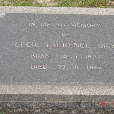 BICK Cecil Laurence 1884-1964