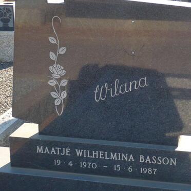 BASSON Maatjé Wilhelmina 1970-1987