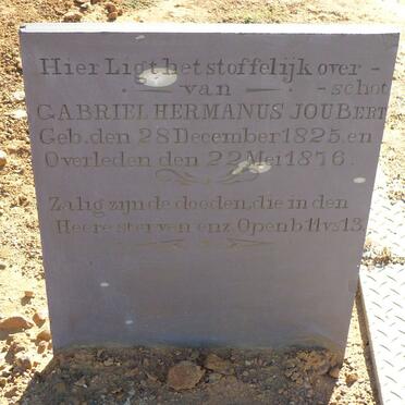 JOUBERT Gabriel Hermanus 1825-1876