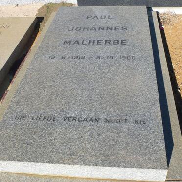 MALHERBE Paul Johannes 1918-1980