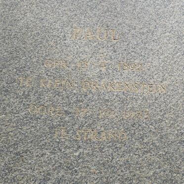 MALHERBE Paul 1892-1983