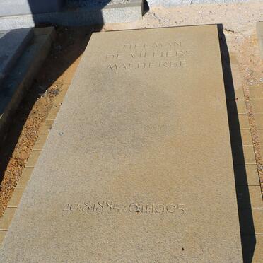 MALHERBE Tielman de Villiers 1885-1905 &amp; Catherine Adriana CARSTENS 1895-1986