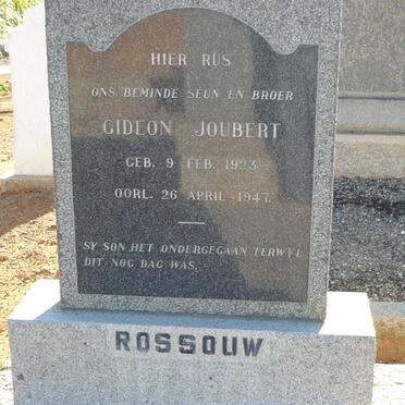 ROSSOUW Gideon Joubert 1923-1947
