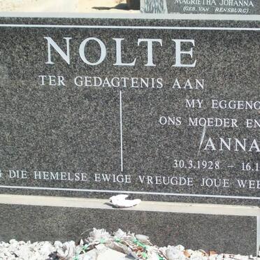 NOLTE Anna 1928-1998