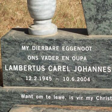 SMITH Lambertus Carel Johannes 1945-2004 