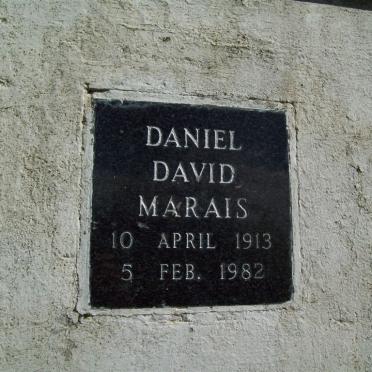 MARAIS Daniel David 1903-1982