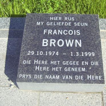 BROWN Francis 1974-1999