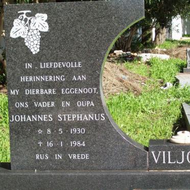 VILJOEN Johannes Stephanus 1930-1984