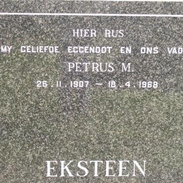 EKSTEEN Petrus M. 1907-1968