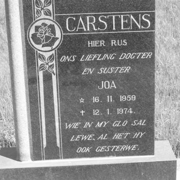 CARSTENS Joa 1959-1974