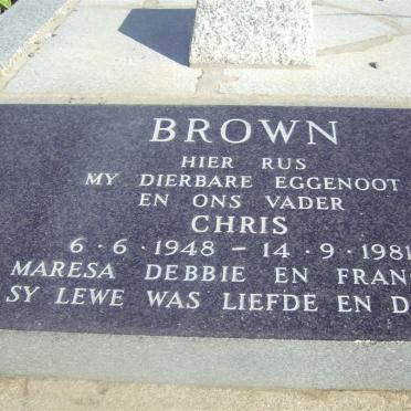 BROWN Chris 1948-1981