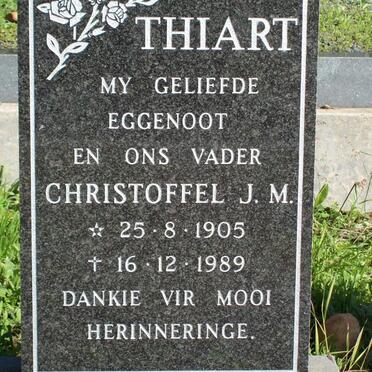 THIART Christoffel J.M. 1905-1989