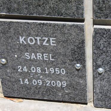 KOTZE Sarel 1950-2009