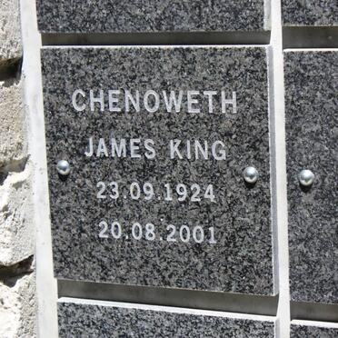 CHENOWETH James King 1924-2001