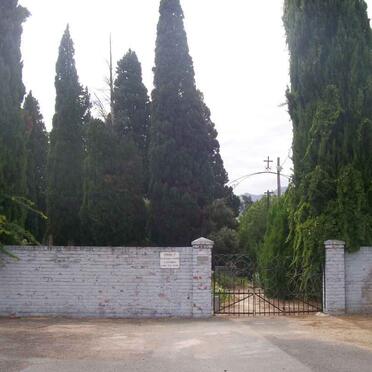 Western Cape, PAARL, Lutheran Church, St Petri, Friedhof private cemetery