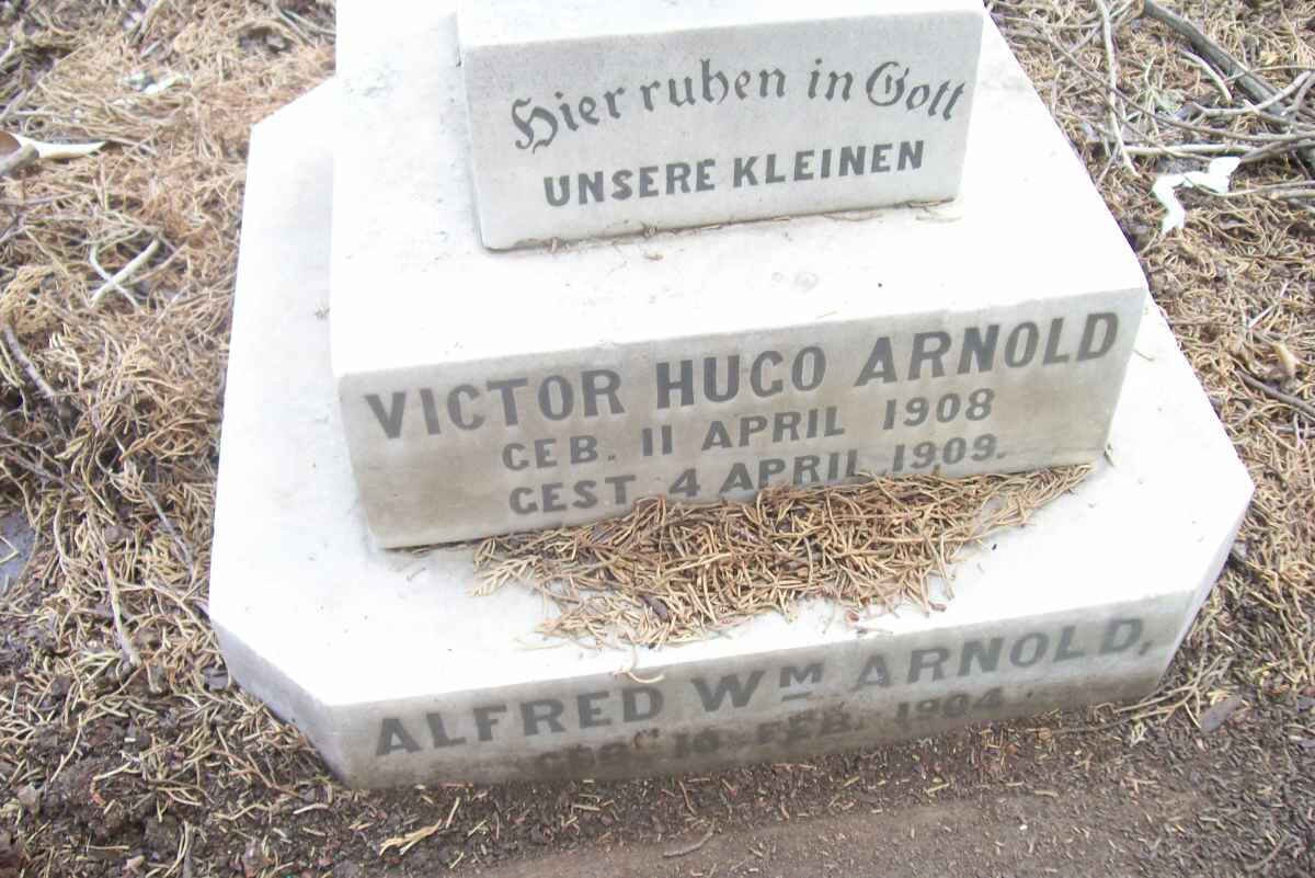 ARNOLD Victor Hugo 1908-1909 :: ARNOLD W. 1904-??