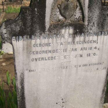 BREDA Sibella Margaretha, van nee VAN HELSDINGEN 1814-1890