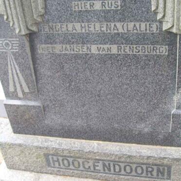 HOOGENDOORN Engela Helena nee JANSEN VAN RENSBURG