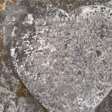 HEESE Hans 1871-1924 &amp; Hester DE VILLIERS 1871-1947 