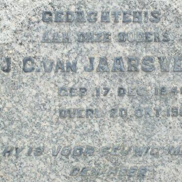 JAARSVELD J. C., van 1846-1909