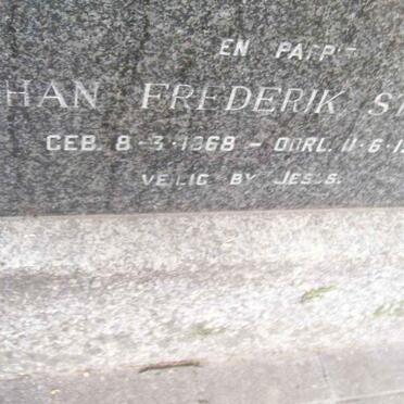 JOUBERT Johan Frederik Stegman 1868-1916