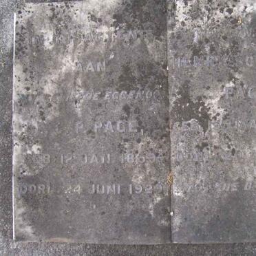 PAGE C.P. 1869-1929 :: PAGE Henry Somerset 1890-1906