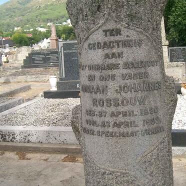 ROSSOUW Adriaan Johannes 1880-1933