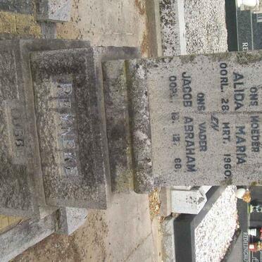 REYNEKE Jacob Abraham -1968 &amp; Alida Maria -1960 :: LUBBE  Bettie -1948