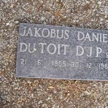 TOIT Jakobus Daniel, du 1905-1988