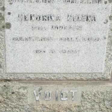 VOIGT Hendrina Helena nee LOUBSER 1853-1947