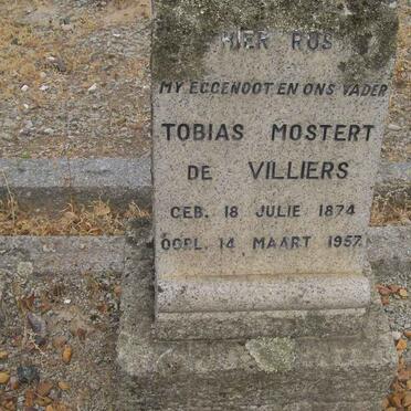VILLIERS Tobias Mostert, de 1874-1957